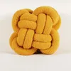 Pillow Ins Solid Color Plush Creative Twist Knot Round Retro Special-Shaped Geometry Simple Home Decoration