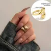 Round Ball Glossy Exaggerated Opening Ring Set for Jewelry Female Instagram Niche Geometric Curved Bracelet