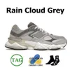 Designer Athletic 9060 Chaussures de course crème noire Gray Grey Glow Glow Quartz Multi-couleur Cherry Blossom For Homme Women New Balaces Rain Cloud Gray