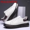 Scarpe casual vera pelle da uomo in pelle bassa bassa travestici esterni sneaker maschi maschio personalità versatile uomo skateboard