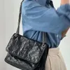 Designer Crossbody Bag Niki Ölwachs Cowide Postman Bag Damen Wandering Bag Chain Tasche große Kapazität Schulter -Cross -Body -Tasche