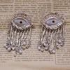 Kolczyki Dangle Exburtated Live Eye with alumn Tassel for Women Fashion Biżuteria barokowa Akcesoria Lady uszy