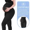 Moderskapsbottnar moderskap leggings kvinnor höga midja byxor mager moderskapskläder för gravida kvinnor magen stöder hög elasticitet Shapewearl2404