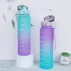 1000ML Sports Water Bottle Large Capacity Gradient Cup Drinkware Outdoor Travel Gym Fitness Jugs Portable Drinking Bottles 240420