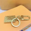 Key -chave de metal keychains de moda carros -chaves acessórios de bolsas Brand Creative Luxury Keychain Envelope Circle Key Ring Ring