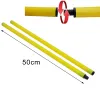 Soccer Soccer Training Marker Football Sign Poles Training Marker Football Sign Pole 50cm/Per PVC för fitnessträningsport