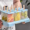 Ice Cream Tools Mold 9 Stick Set for Household Reusable Creative Kitchen Accessories with Q240425