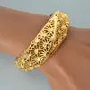 Bangle Zeadear Sieraden Dubai Gold Color Ring 2 PCS 18K PLATED KOPER OPEN VOOR Wedding Geschenken Ethiopisch