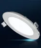 Ultra Thin Dimmable Led Panel Downlight 6w Round LED Ceiling Recessed Light AC110220V LED Panel Light7528139