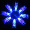 Decorazione per feste Mini Luci a led delle dita delle piccole dimensioni Toy Night intero PL ON OFF LASER DROPE DELLA CASA DEL GARDENT FESTIVE EVENTO OTGPA