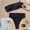 Frauen Badebekleidung Frauen Bikini Bikini Beachwear Push-up Verband brasilianischer Bandeau Swimwears Badeanzug Biquinis sexy Bkini Tankinis