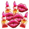 Dekoracja imprezy 8pcs Giant Red Lipstick Balon Lips Balls Wedding Makijaż Makijaż Dziewczyny Walentynki urodziny