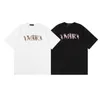 Luxury 2024 Summer Designer Shirt Shirt Amirir Star Star Letter T-Shirts Stamping Fashion T-Shirts Cotton Casual T-Short Short Maniche da donna Women UNISEX Streetwear Thirt S-XL