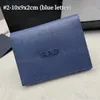Projektantka mody mini portfele dla kobiet Śliczne Hodery kart z literami Palmar Crease Bags Festival Prezenty z pudełkiem 27429
