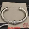 Exclusive 2024 Sterling Silver DY Bangle - Bold Hard Bracelet