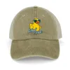 Berets What The Duck Cute Yellow Duckling Cowboy Hat Sun For Children Ball Cap Women Men's