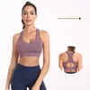 Yoga Outfit Hollow Out Women Bra Fitness Sports Running Vest Padded Crop Tops Underwear Work Gym Top Bras