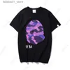 T-shirts heren heren t-shirts zomerontwerper t-shirt heren katoen top mode high street tide merk klassiek print patroon tee casual losse ronde Q240425