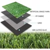 Decorative Flowers High Quality Artificial Grass Drainage Holes And Rubber Pads For Super Heavy Soft Pet Lawns