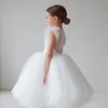 Princess Dress for Baby Girls 3-8 år Elegant Formell aftonkulklänning Kids Girl Black Birthday Prom Dress Wedding White Cloth 240412