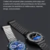 Bekijkt ultieme heren DT Ultra Mate Smart Watch 1.5 "HD Titanium Steel Sports Monitoring BT Call NFC GPS Motion Tracker Smartwatch