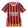 S-4xl 24 25 Version de fan giroud Pulisic Adult Soccer Jerseys 2024 Milans Rebic Theo Reijnders Kessie de Ketelaere Rafa Lea Football Shirts Player Men Kit Uniformi 999