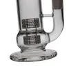 Saml Glass Stereo Glass Bong Hookahs 55 mm rurki bez łodygi z podwójną matrycą perkologiczne złącze rur wodnych 18,8 mm PG3010 FC-186 Ulepszona wersja