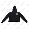 Men's Hoodies Sweatshirts Oversized Hoodie with Spider Pattern for Couple Black Back Casual Streetwear Harajuku Streetwear Cut Off Hem Spring and Fall 240424