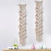 RACKS BOHO HANDWOVEN MACRAME TAPSTRY Decoratie Wall Hanging Hat Storage Hat Rack katoentouw Caps Holder Organisator Display