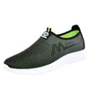 Fitness schoenen 2024 Fashion heren Leisure Sneakers Casual wandelmaas Ademend slip op Loafers Sport