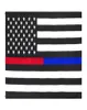 hele 3x5fts American Thin Red and Blue Dual Line vlag voor politieagenten brandweerlieden respondenten5420311