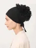 HIJABS 2024 Novas mulheres muçulmanas Mulheres Hijab Sconhas Capacho de turbante Torne de turbante Volumizador de volta Volumizador subdescarf Indian Wrap Heardwrap D240425