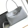 Rodeo grandi borse schiacciate borse borse tote bag spalla donna designer di lusso vera pellicola per la frizione a traversa