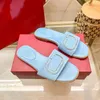 Designer Slippers Sildes Sandals Luxury House Slipper Women Easy Mule Flat Slippers Leather Hollow Letter Slipper Summer Beach Slippers Hollow Out Shoes Size 35-42