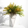 Flores decorativas 6 PCs Mimosa artificial realista POGRAÇÕES APRES