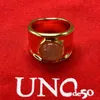 Unode50 European et American Simple Design exquis Exquis Gem Ring Ring Romantic Holiding Holiday Bijoux Sac avec 240424