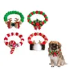 Hundekleidung Haustier Bowtie Weihnachten Themen Haarball süße Universalzubehör dekorieren kleine Pflege kreative Accessoires