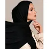 Vêtements ethniques Tissu modal Hijab Jersey Stretch Head écharpe enveloppe pour les femmes musulmanes toutes saisons turban femme africaine