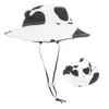 Dog Apparel Decor Pet Hat Household Puppy Supply Anti-shedding Decorative Cow Pattern Adorable Kitten