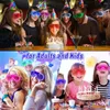 Party Decoration 1Pc Glow In The Dark Glasses Light Up LED Favors Sunglasses For Kids Adults Decor Jeu Lumiere Dj