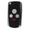 4 Buttons Car Styling PanicFlip Folding Replacement KeylessRemote Fob Key Shell Case Refit For Car HONDA Accord82261044118555