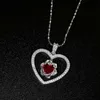 Подвесные ожерелья модный доход изящный романтический романтический ожерелье в форме сердца в форме сердца подвеска в форме сердца Perfect Love-это подарок для девочек