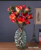 Dekorativa blommor grossist verklig touch hög simulering magnolia artificiell commen bomhax handkänsla / filt kvalitet kapok