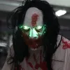 Imprezy maski na Halloweenowe maska ​​Lumous Eye Terror Straszny kostium cosplay dorosłych Zombie Heoł Ghost Funny Horror Toy 2024425