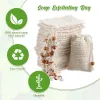 Torba Sisal mydła - naturalna złuszczająca torebka siatkowa do prysznica, suszanie pieniące się w łaźni, uchwyt ekologiczny - FY2378 JN08 LL