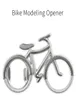 かわいいファッショナブルな自転車自転車メタルビールボトルオープナーバイク愛好家のためのキーチェーンキーチェーンバイカークリエイティブギフトサイクリングDH02482351825