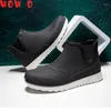 Casual schoenen regenlaarzen man rubber mode ronde teen plarform outdoor niet-slip slip op mannen vissen