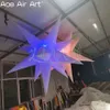 2m diameter Uppblåsbar belysning stjärnor dekorativa ballonger Uppblåsbar ceilling stjärna för fest eller utomhus