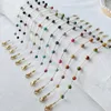 Bracelets de charme pierre de cristal naturel pour femmes petites perles de la chaîne en acier inoxydable agates Amethystes Bracelet violet Reiki