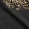 Herr t-shirts den kontinentala hotellet t-shirt för män bomullsmode t-shirt crewneck John wick tees korta ärm toppar ny ankomst t240425